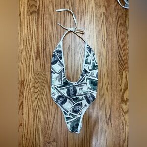 Dancewear: Money Print One-Piece